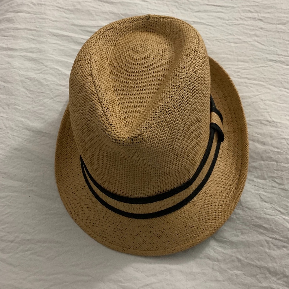 Tan/Black Women's Fedora